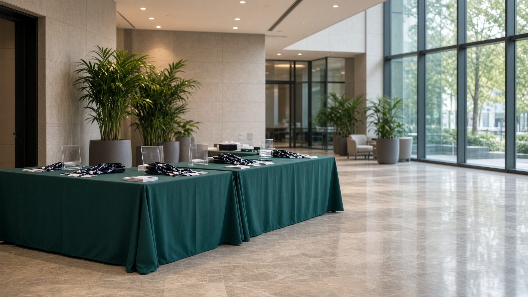 Hotel foyer during a TRPATH scientific meeting